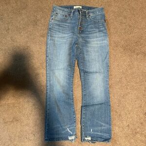 Madewell cali denim bootcut jeans